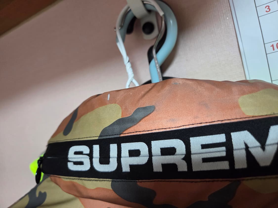 슈프림 리플렉티브 자켓 오렌지카모 M 상품이미지8