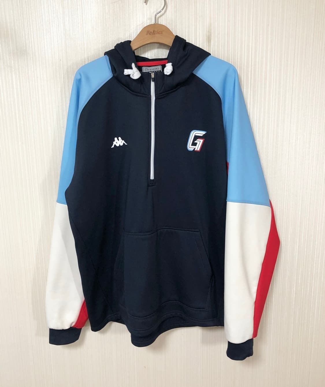 KBO 카파 롯데자이언츠 23시즌 선수실착 하프집업 플리스후디 2XL 상품이미지1