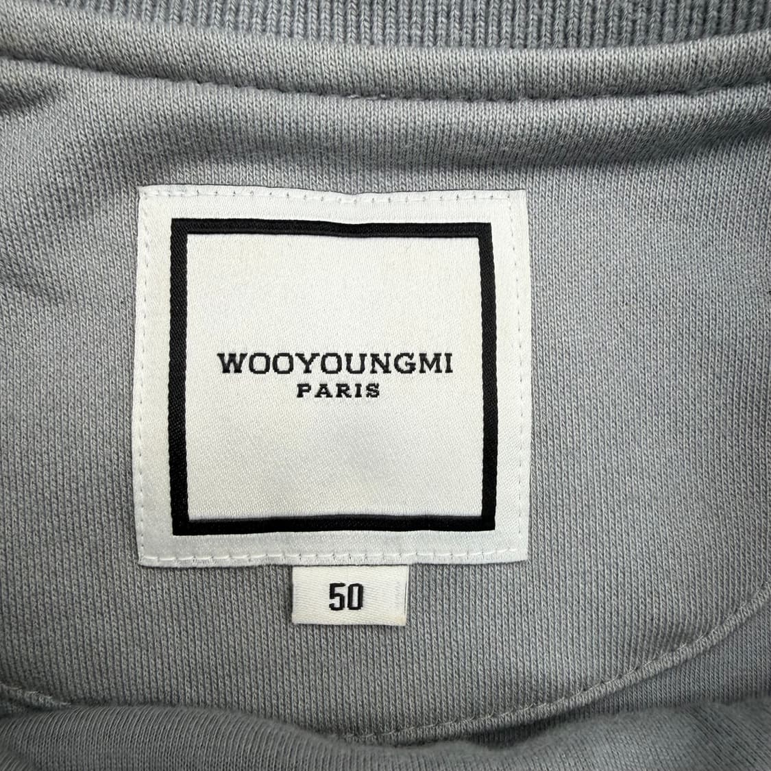 24fw 우영미 밴딩 그레이 스웻셔츠 XL 상품이미지7