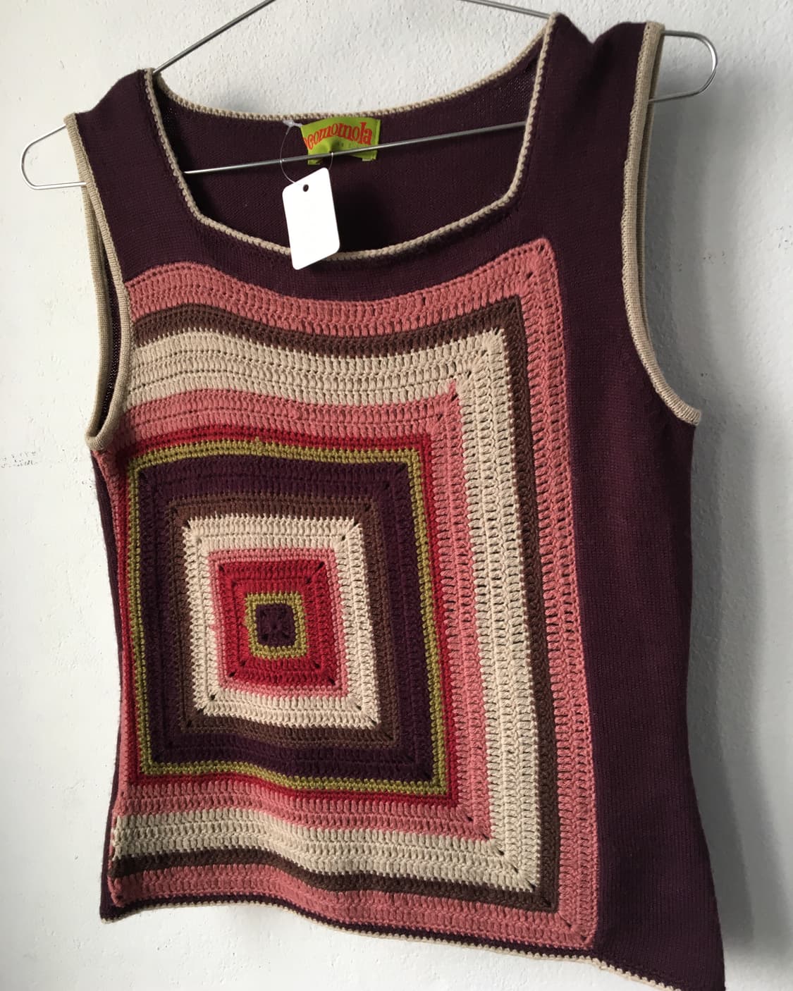 Pattern point knit sleeveless 상품이미지4