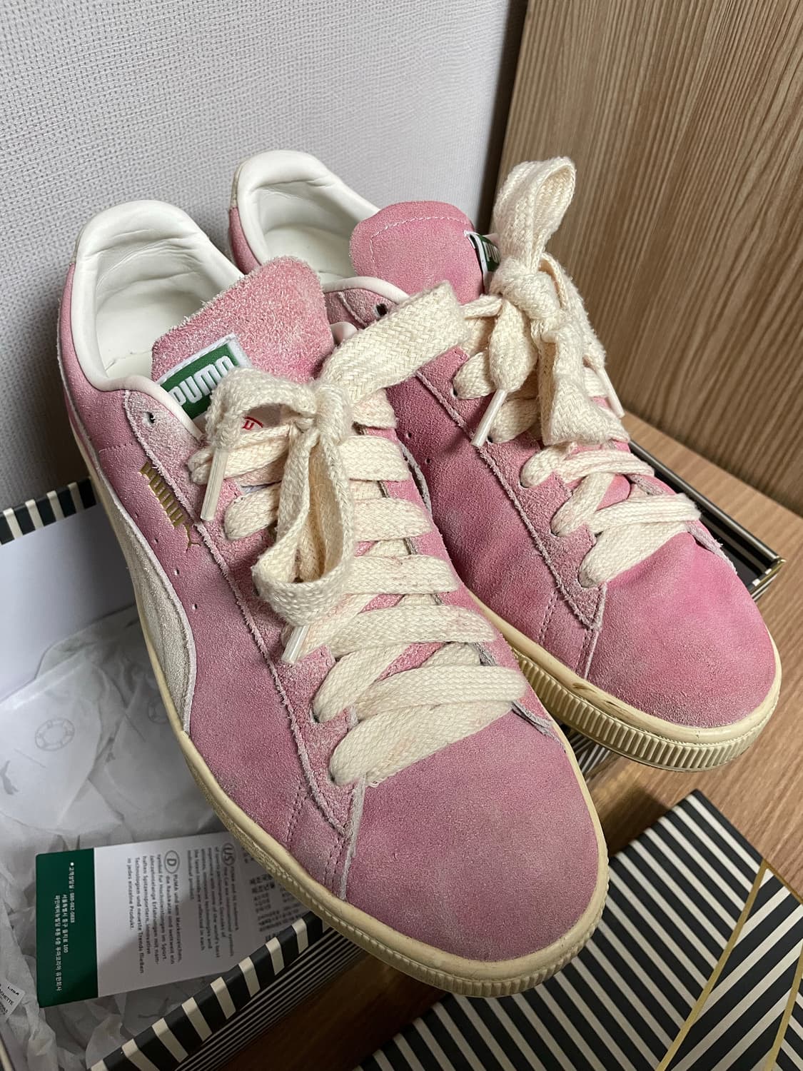 Puma x Rhuigi Suede 푸마 루이지 스웨이드 핑크 상품이미지3