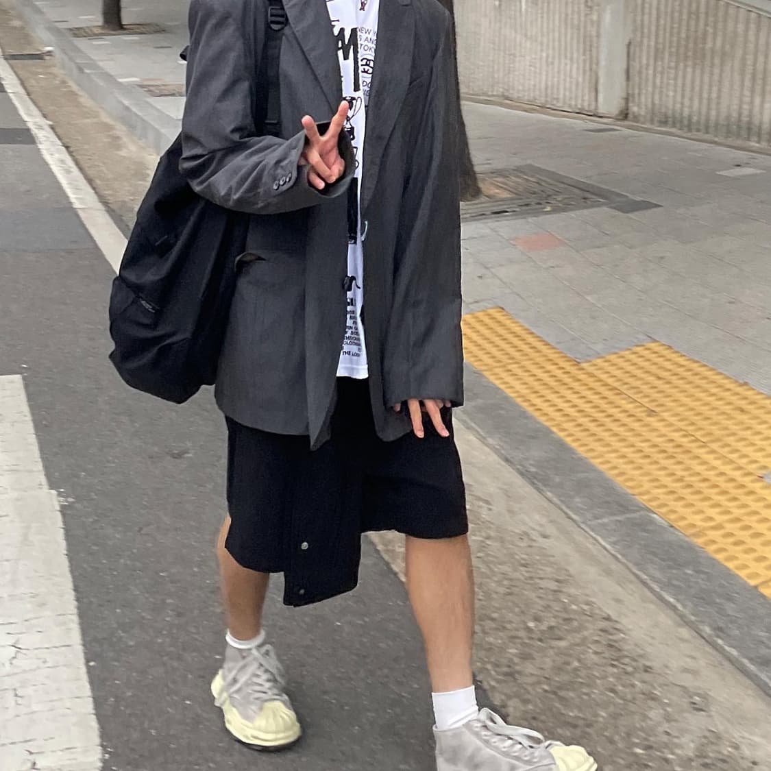 미하라야스히로 23ss light slim blazer grey 상품이미지7