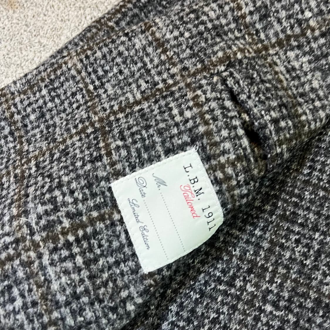 LMB 1911 루비암 헤링본 블레이저 자켓 상품이미지4