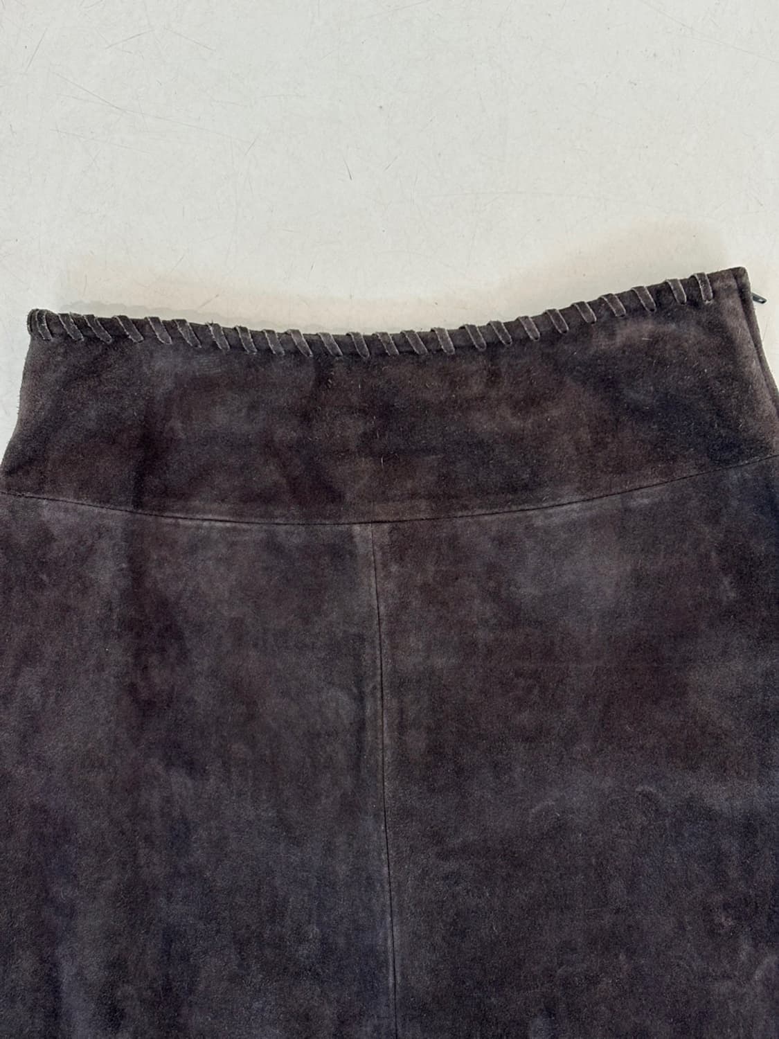 Vintage Stefanel Suede Leather Skirt 상품이미지4