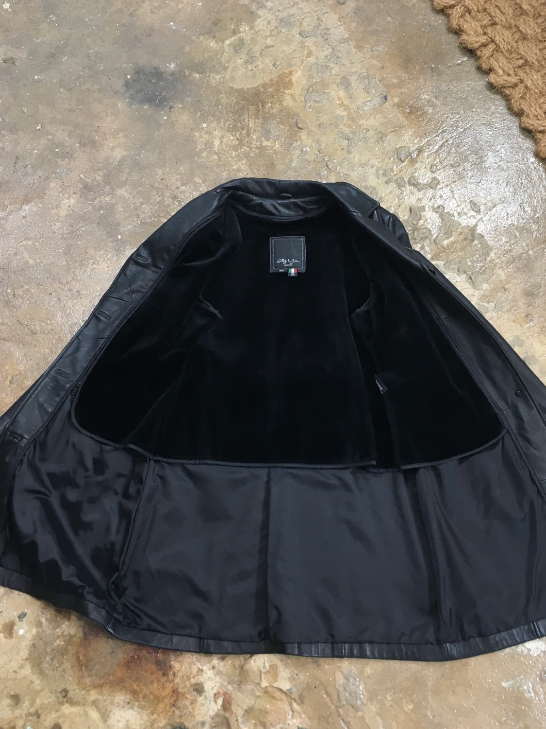 빈티지 가죽 코트 (탈착 퍼조끼0) 상품이미지3