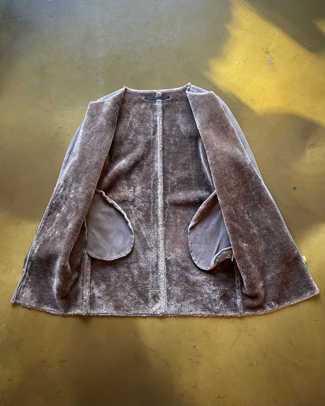 KBF + Japan Fur Lining Suede U Neck JK 상품이미지7