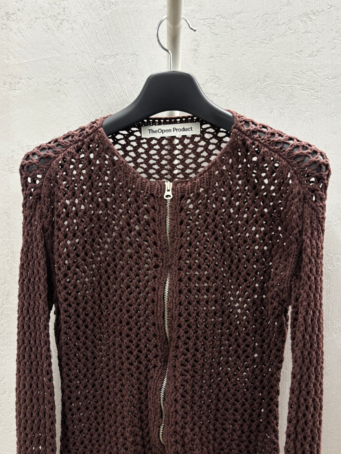 더오픈프로덕트 오픈yy 크로쉐집업 자켓 상품이미지7