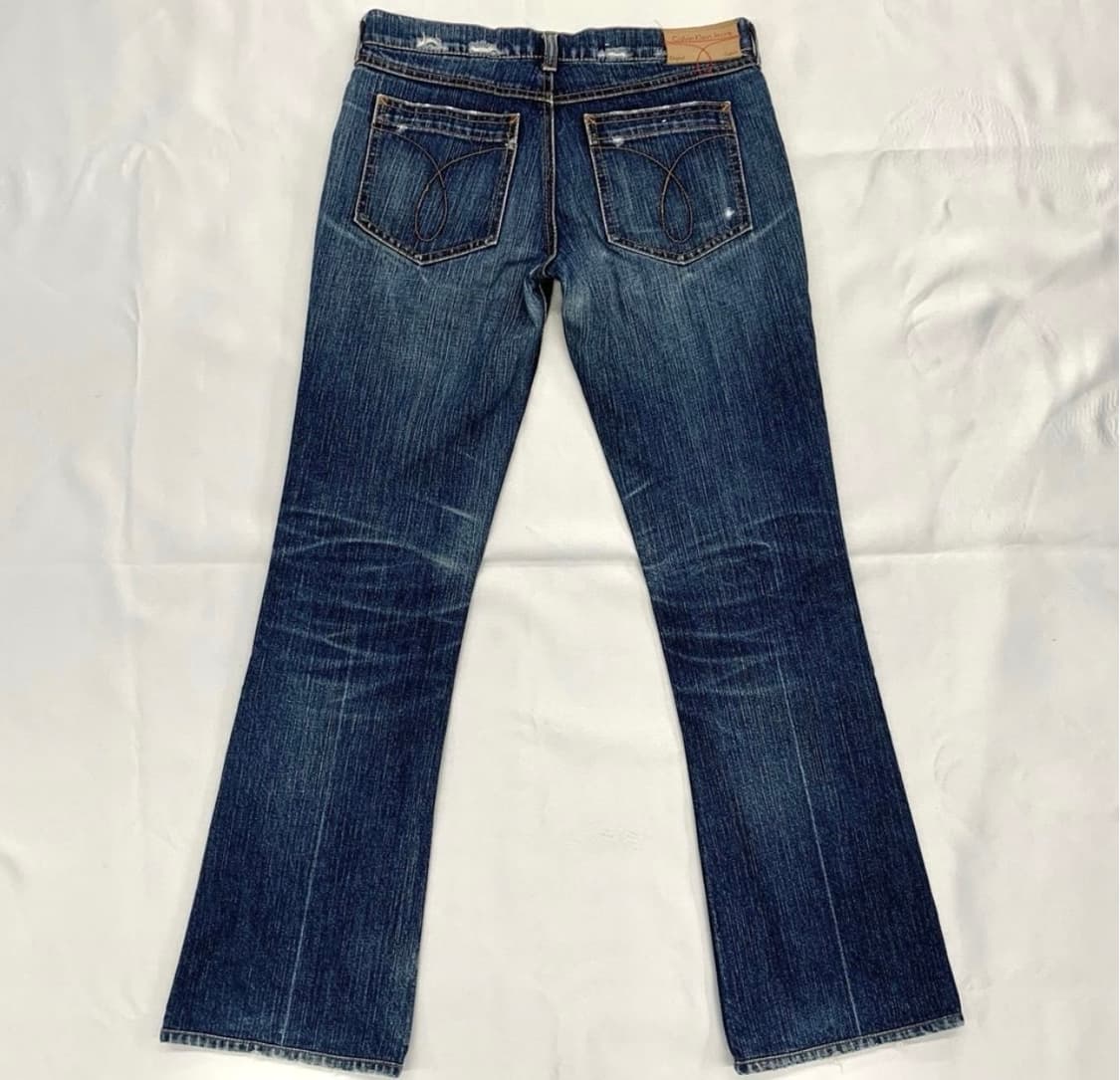 Calvin Klein 캘빈클라인 로우라이즈 부츠컷팬츠 상품이미지5