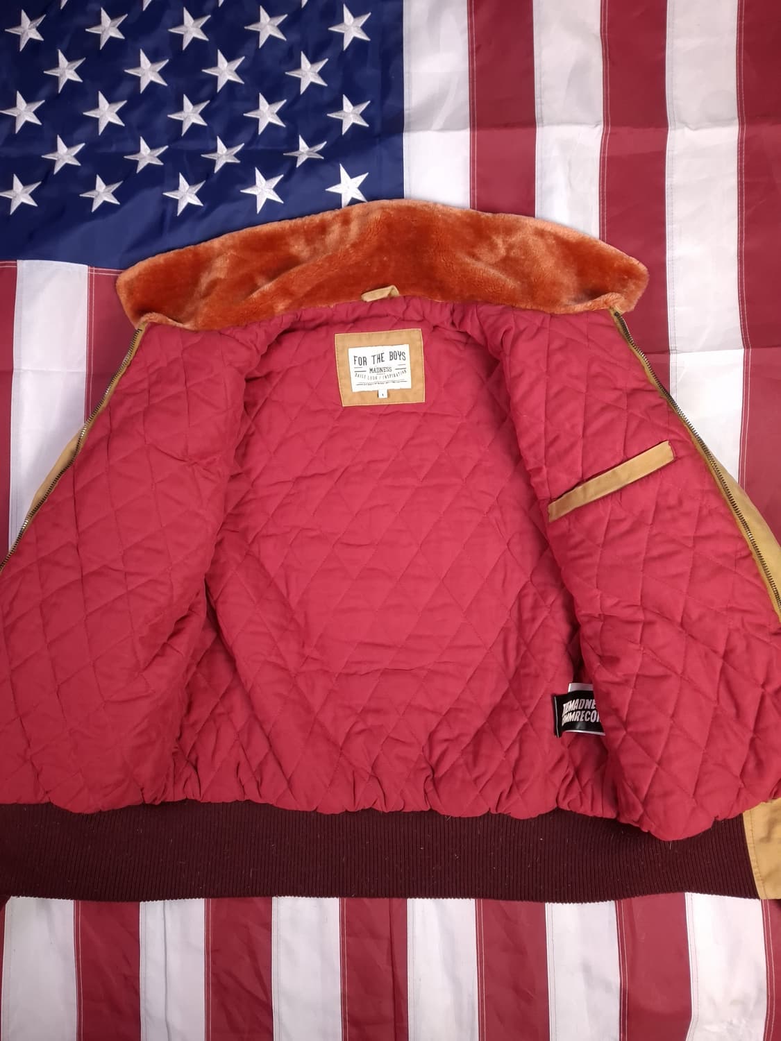 오리지날 MADNESS 매드니스 자수 항공 폭격기 자켓 상품이미지10