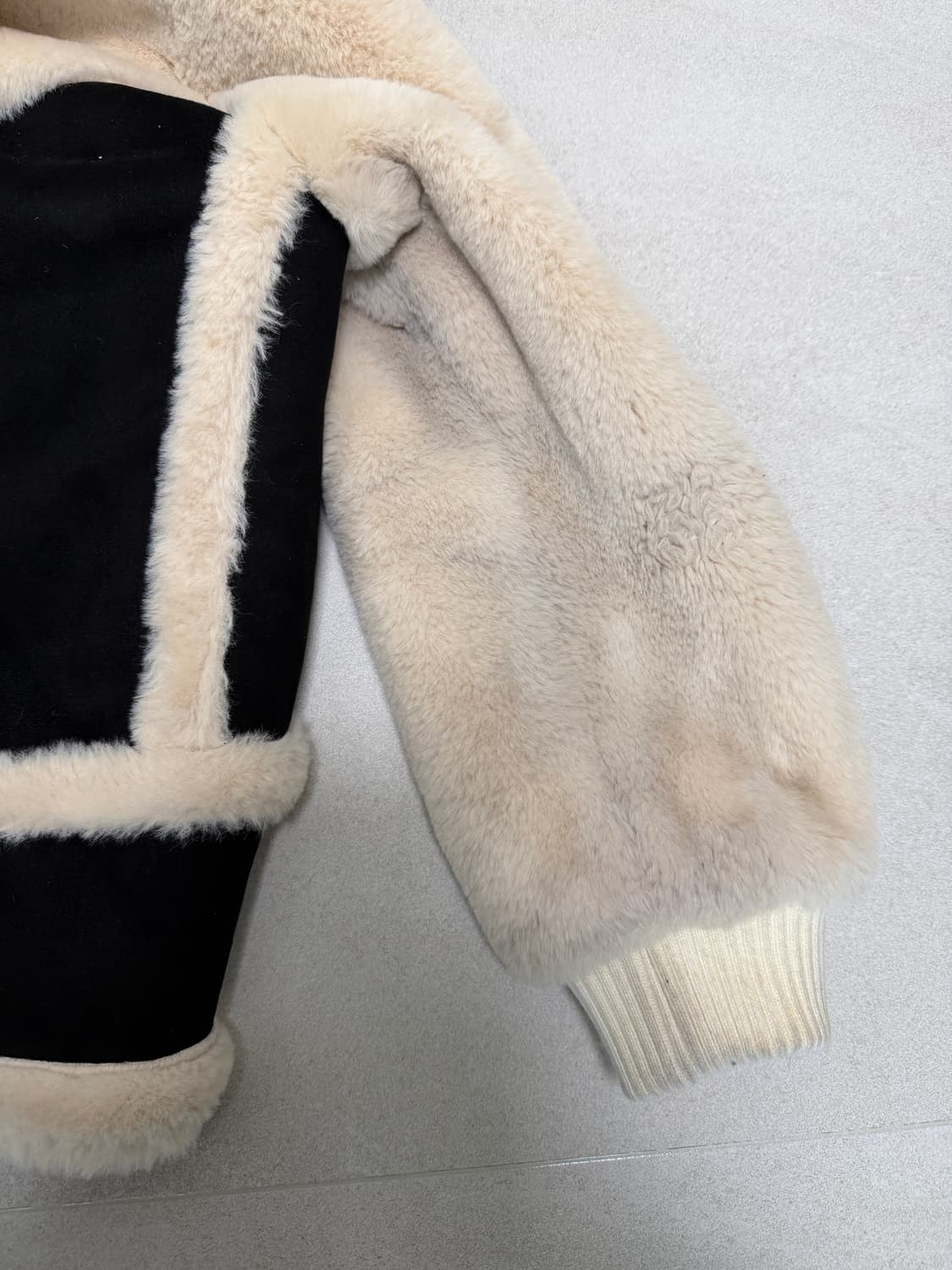 스웨이드 퍼 무스탕 fur mustang jacket 상품이미지5