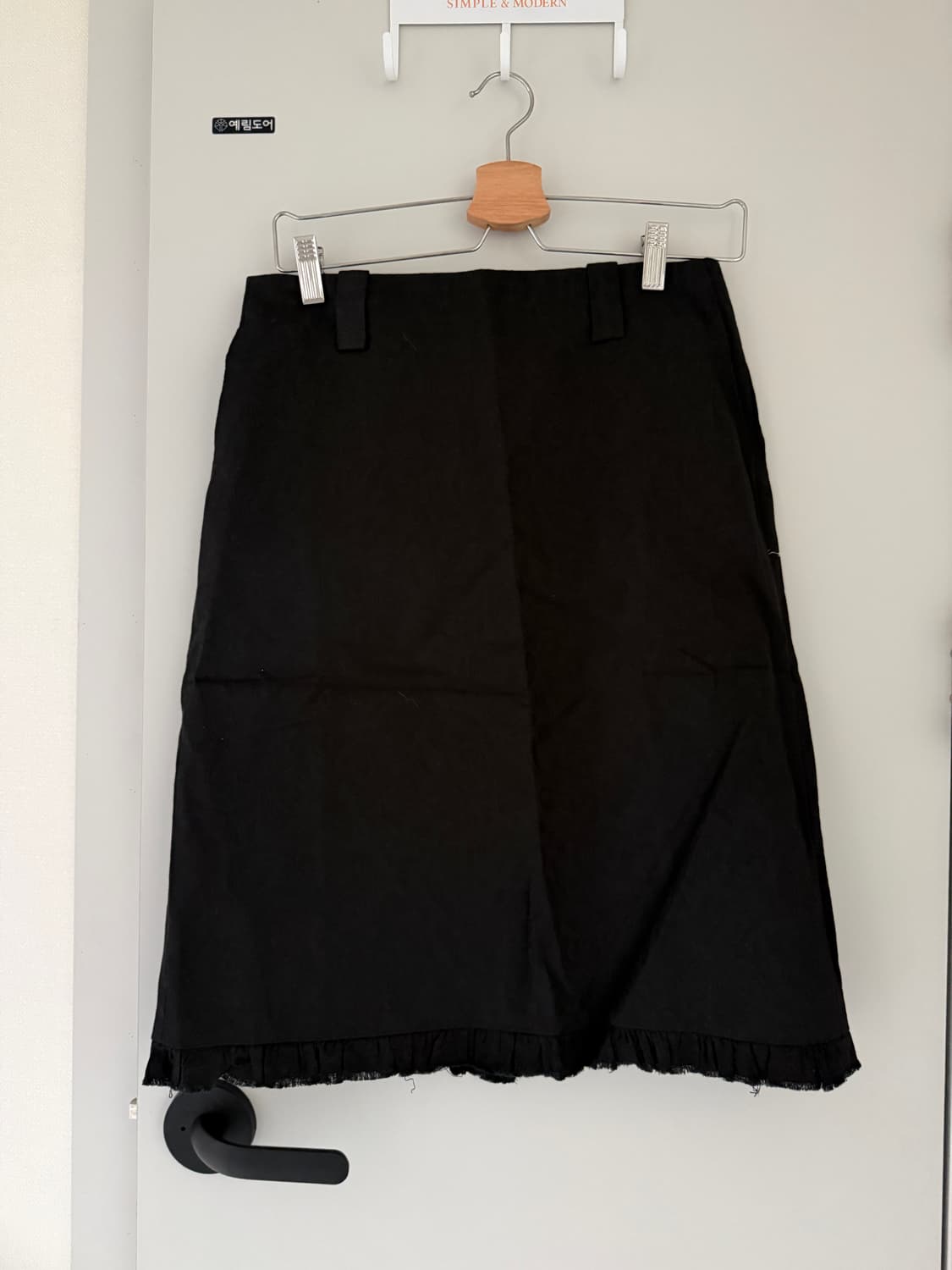 패턴 미디 스커트 상품이미지1