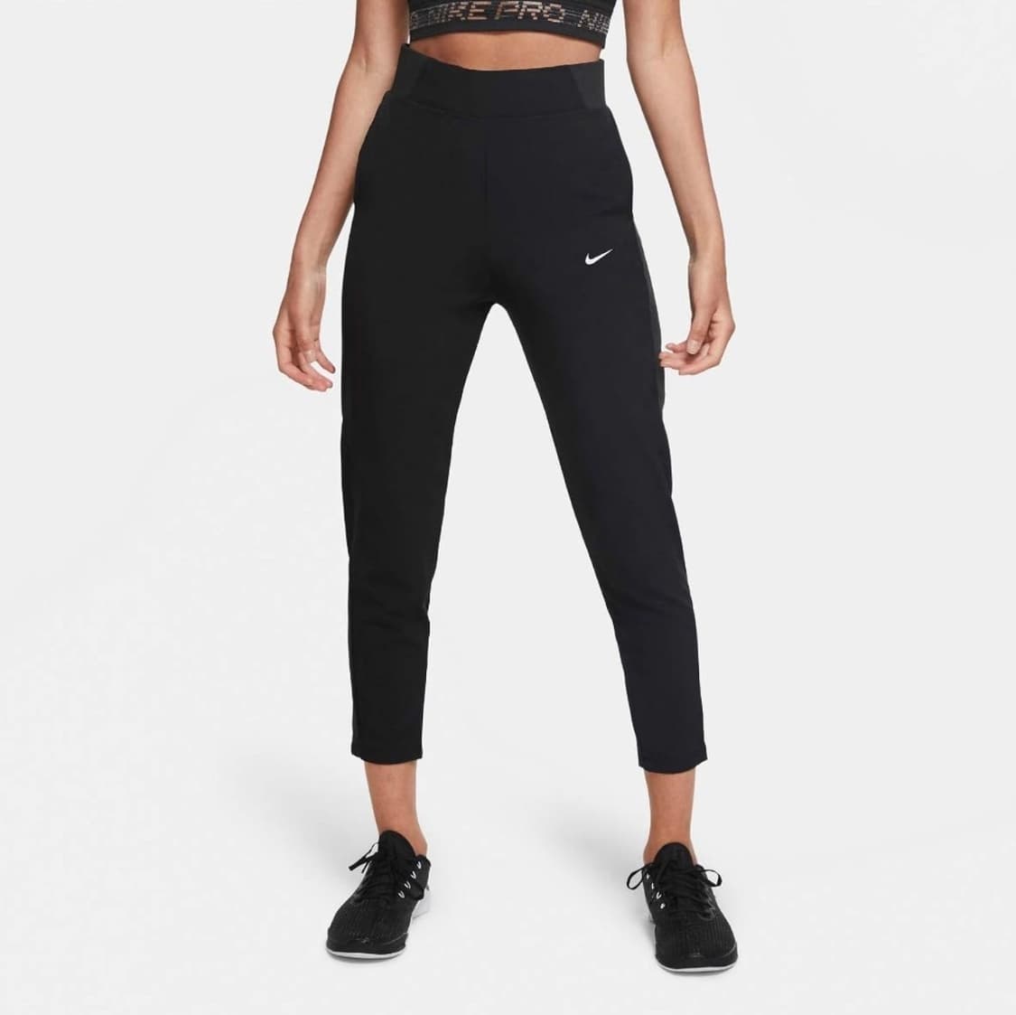 XS) 나이키 드라이핏 블리스 미드라이즈 트랙팬츠 블랙 상품이미지7