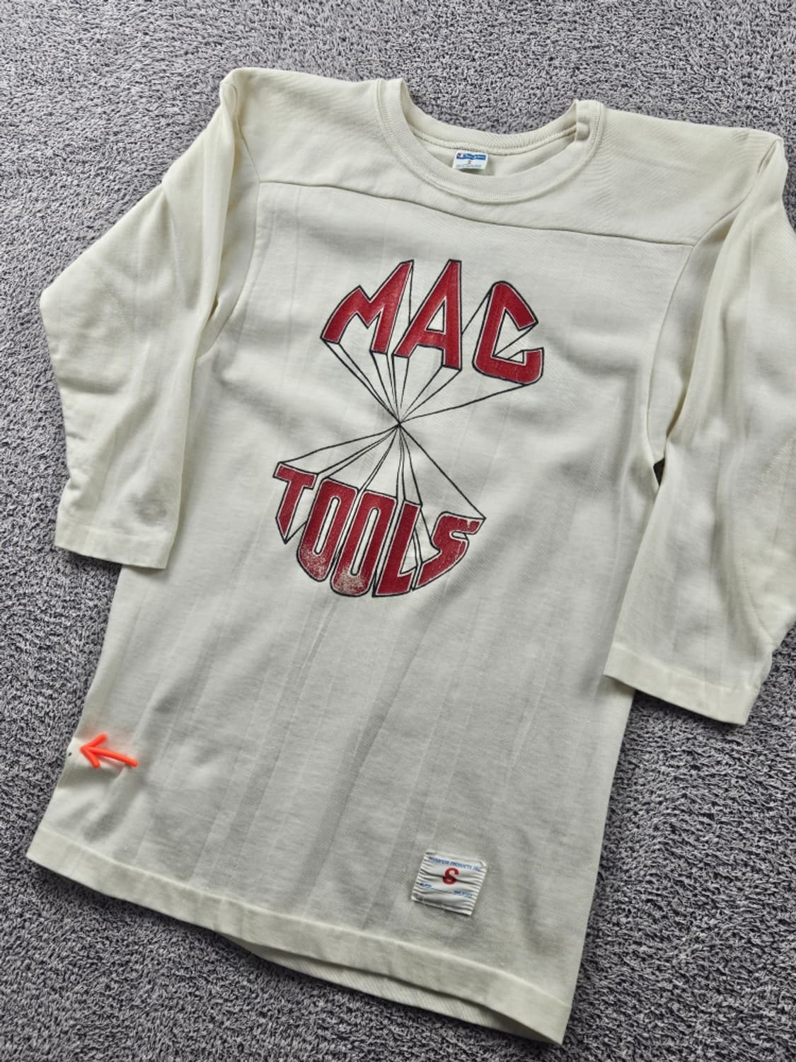 7~80's USA 챔피온 NO.44 싱글스티치 롱슬리브(S)/11141 상품이미지4