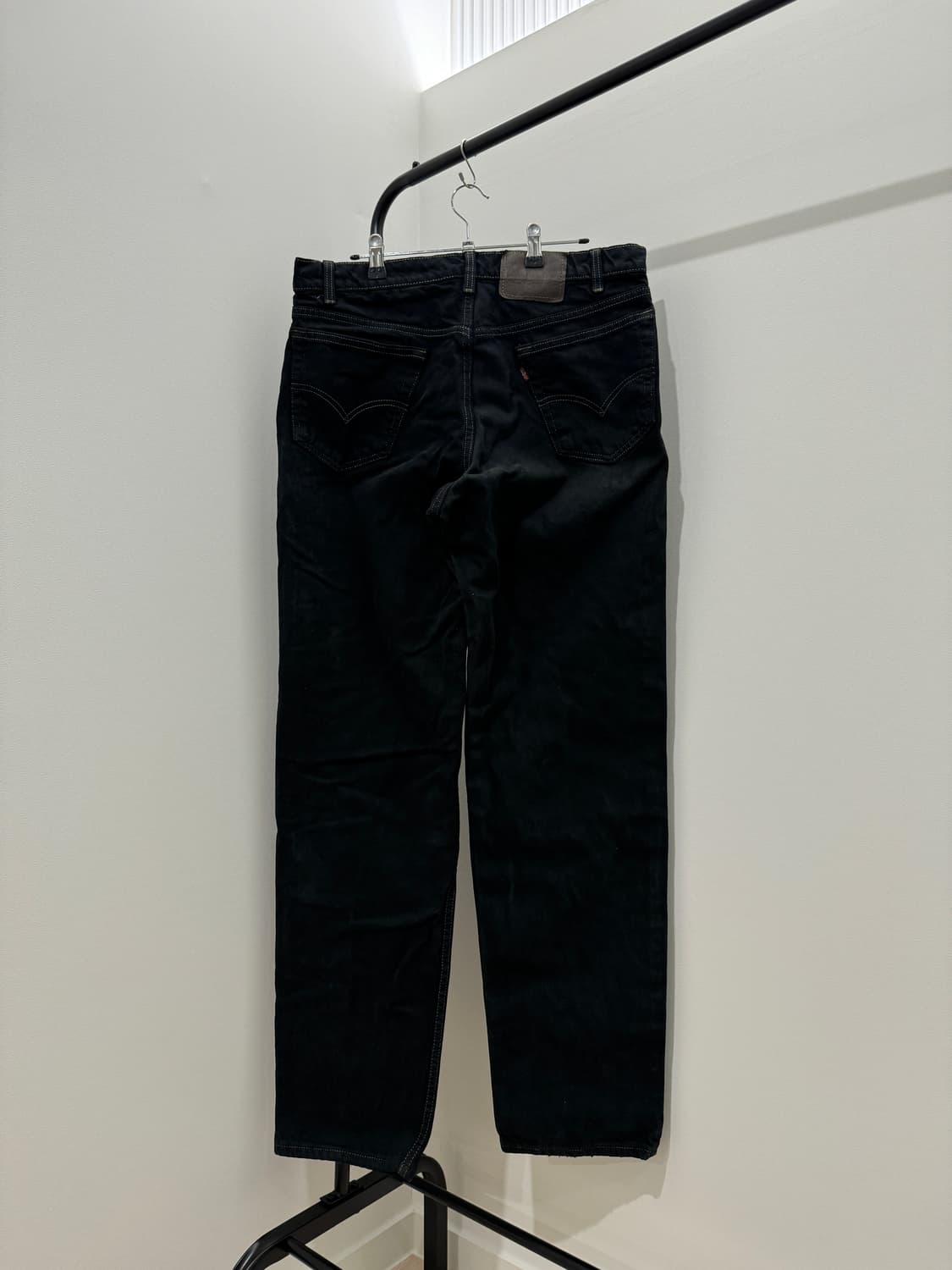 빈티지 리바이스 USA 90s 550 블랙 데님 팬츠 상품이미지4