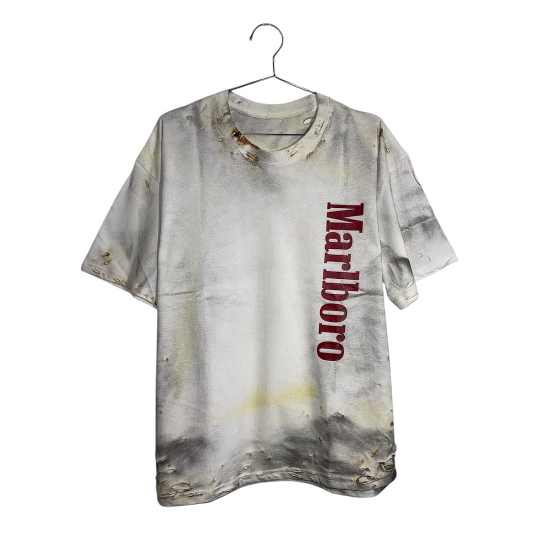 말보로 빈티지 디스트레스드 그릴드 데미지 반팔   상품이미지1