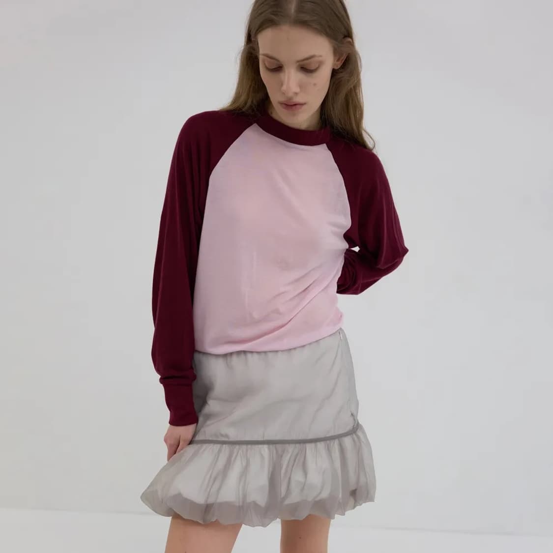 오버듀플레어 라글란티셔츠 상품이미지1