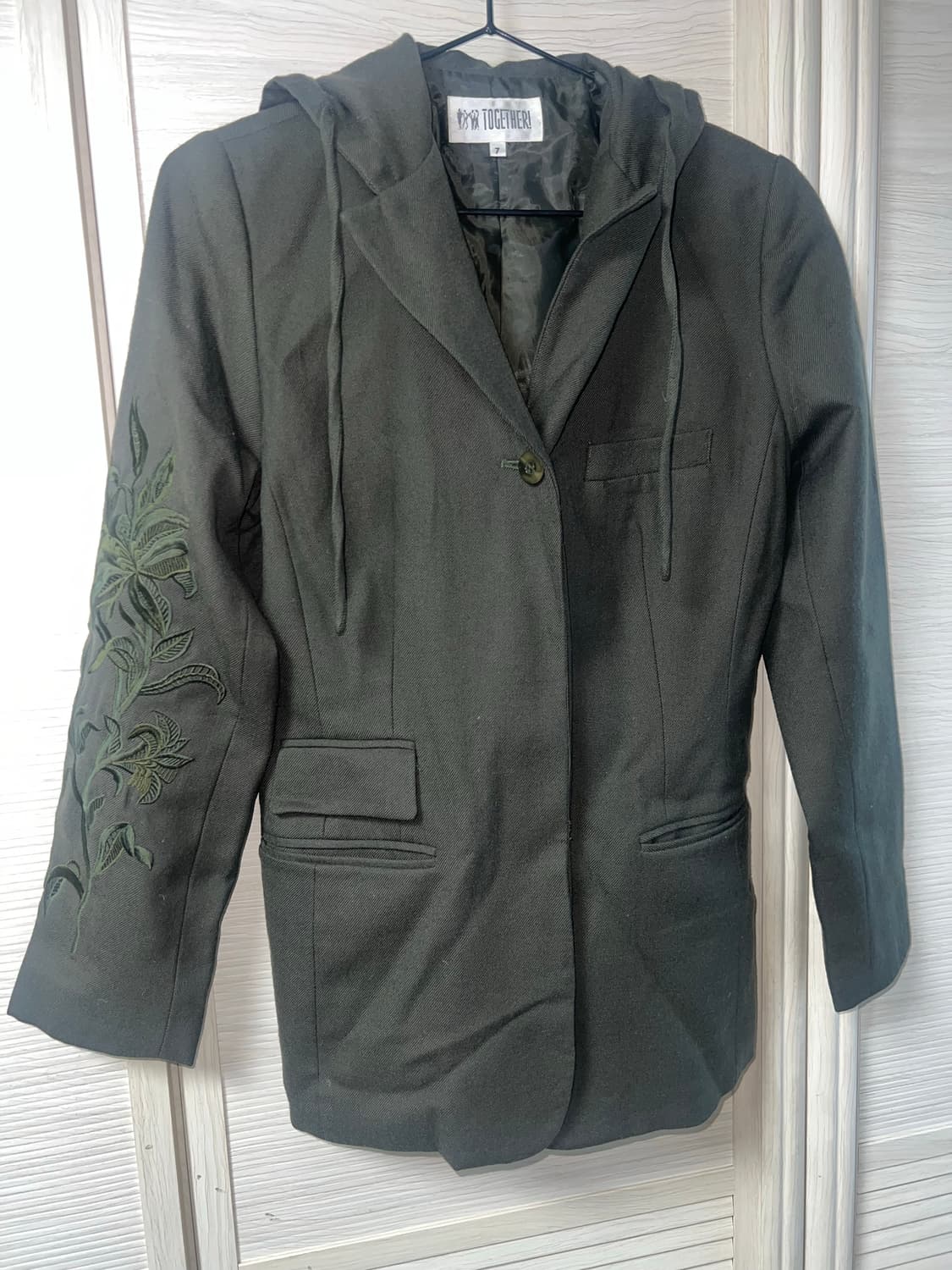 빈티지 후드 자켓(카키) 상품이미지1