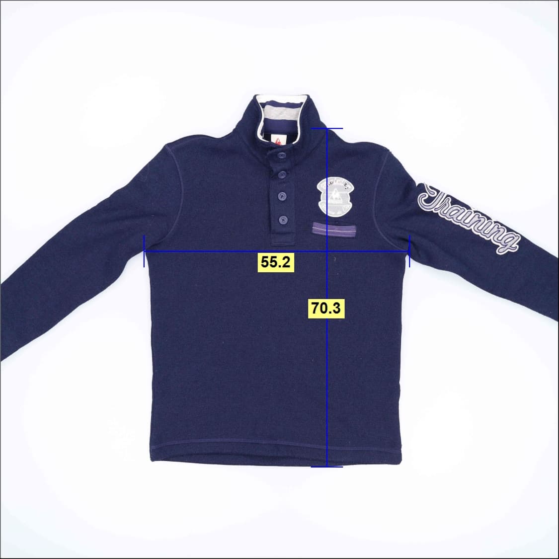 실측확인 르꼬끄 패치 긴팔티셔츠 0209H1 상품이미지8