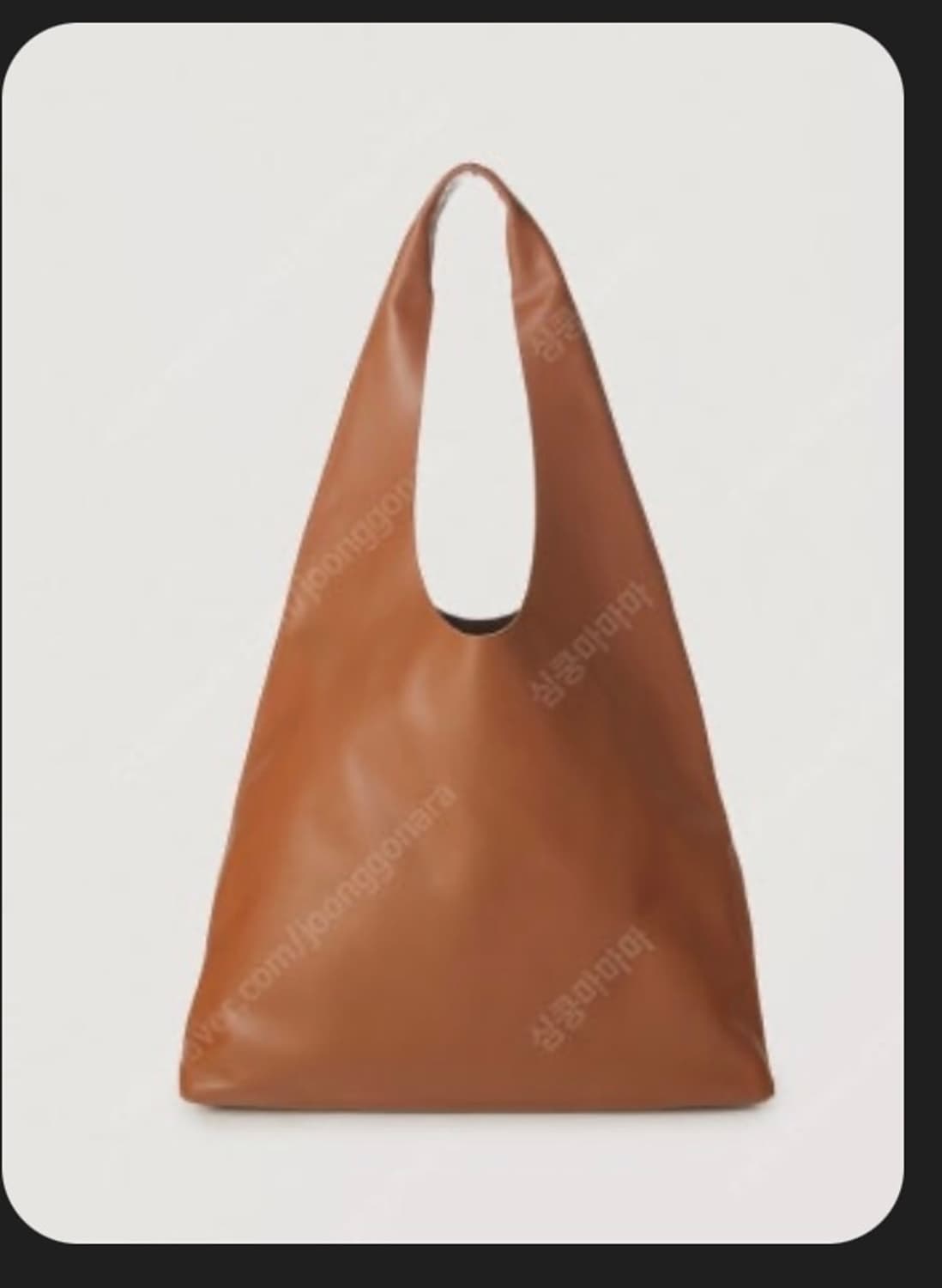 얼바닉30 가죽(카멜,블랙) 호보백 상품이미지1