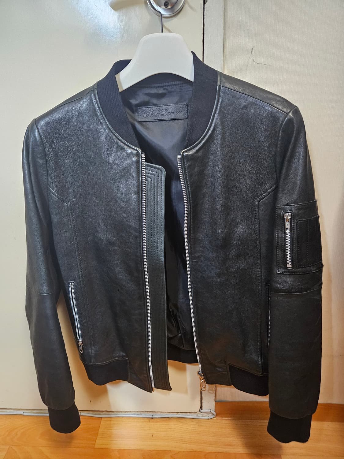 44) 느와르 라르메스 MA-1 가죽 자켓 상품이미지1