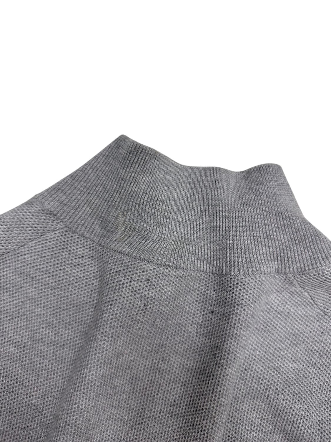 폴로 피마코튼 반집업 니트 웜그레이 (XL~2XL) 상품이미지8