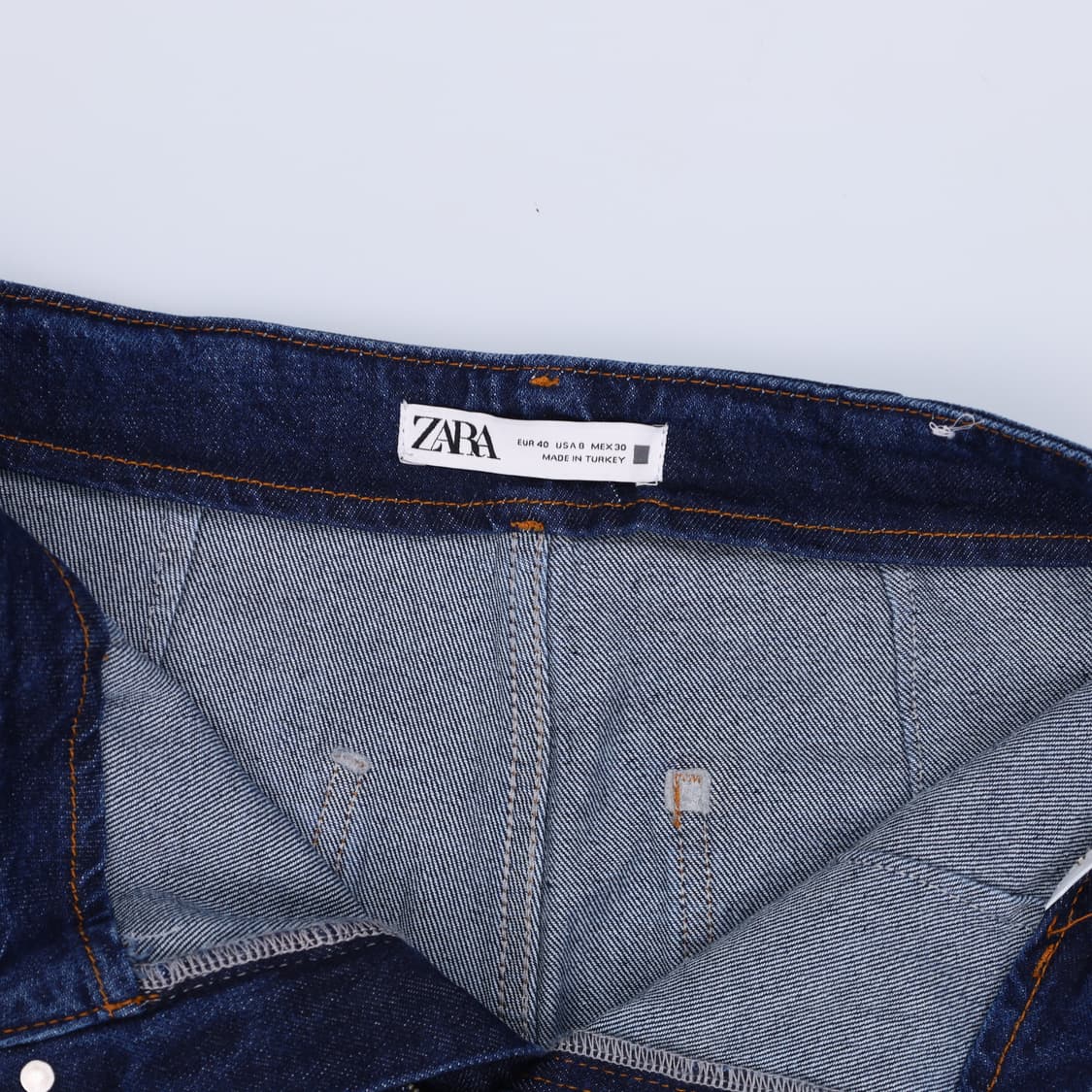 40 자라 여성 와이드 데님팬츠 0421H1 상품이미지4