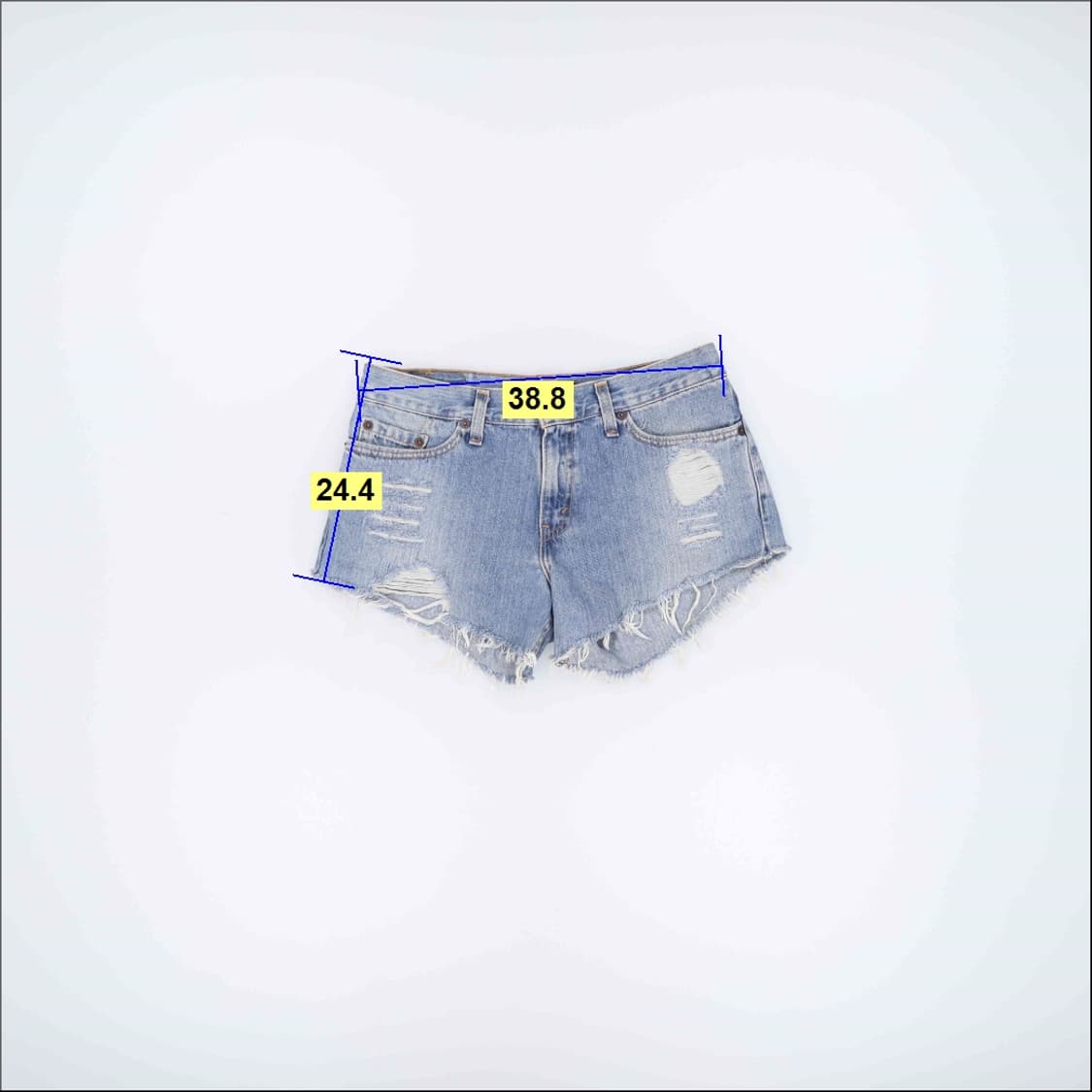 S 리바이스 여성 데님 반바지 0601H1 상품이미지6