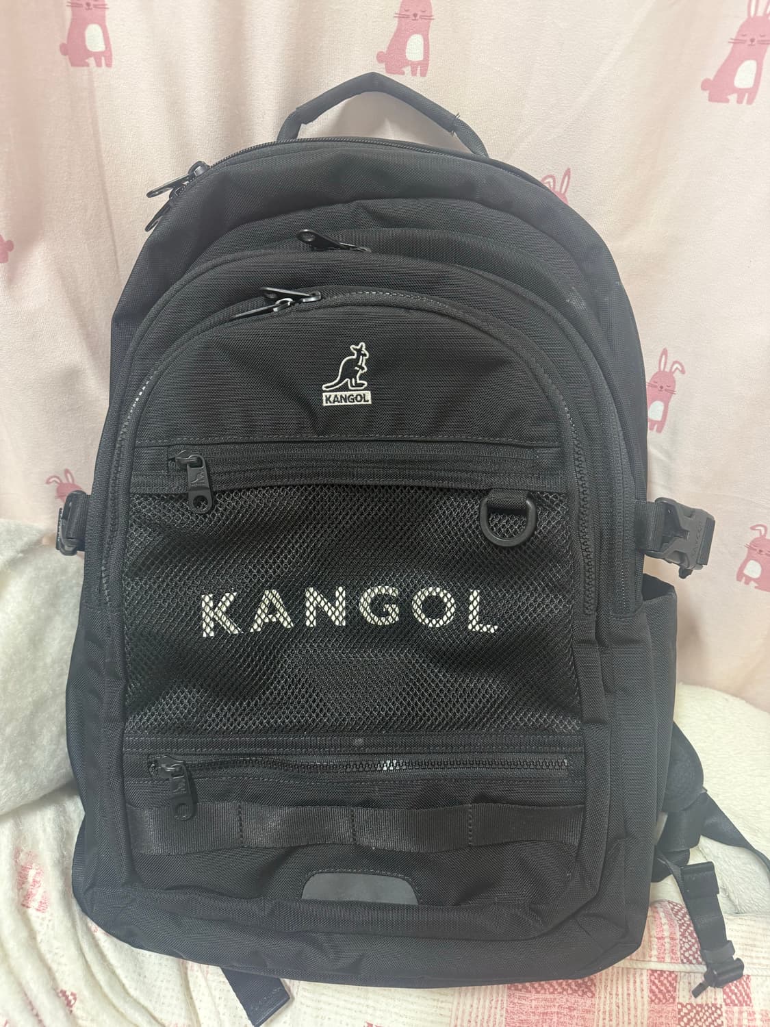 캉골 블랙 백팩 상품이미지1