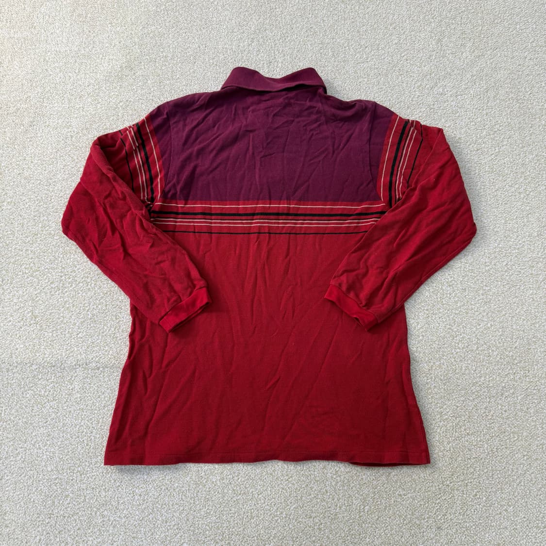 3 라코스테 배색 PK 카라 긴팔티 0121T1 상품이미지2