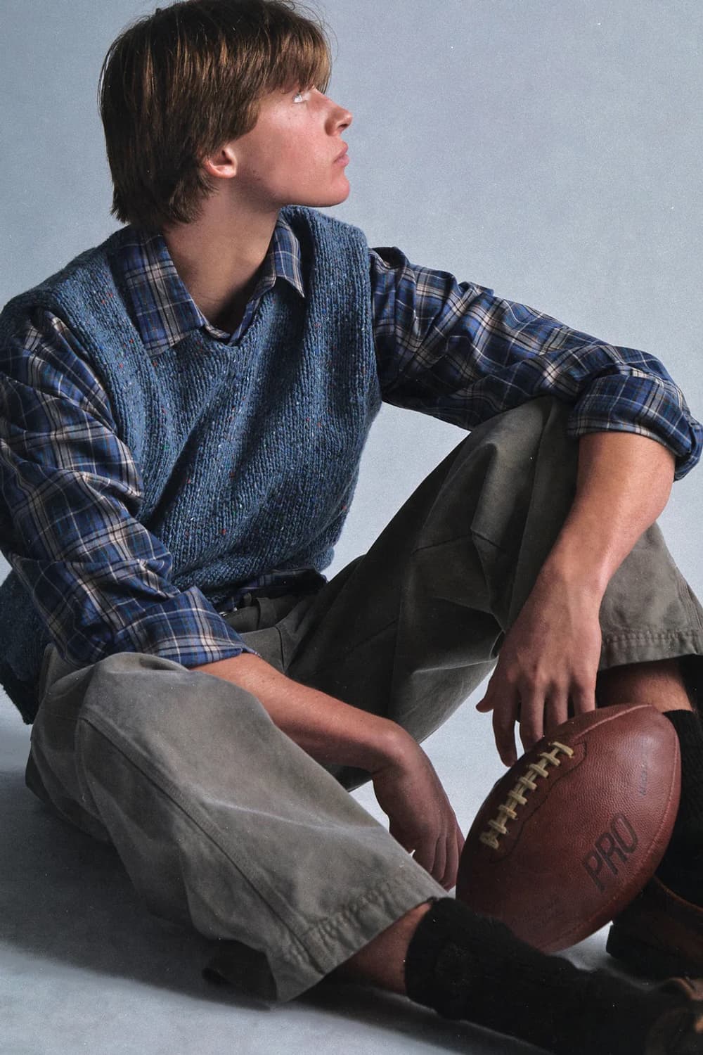 [M,L]이알엘 ERL 25fw BLUE PLAID 체크 셔츠 상품이미지2