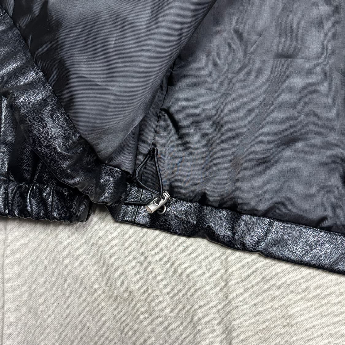 던스트 투웨이 인조가죽 레더자켓 XL 상품이미지5