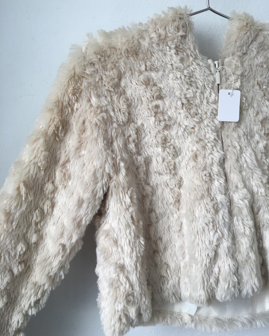 Fake fur hood zip up 상품이미지4