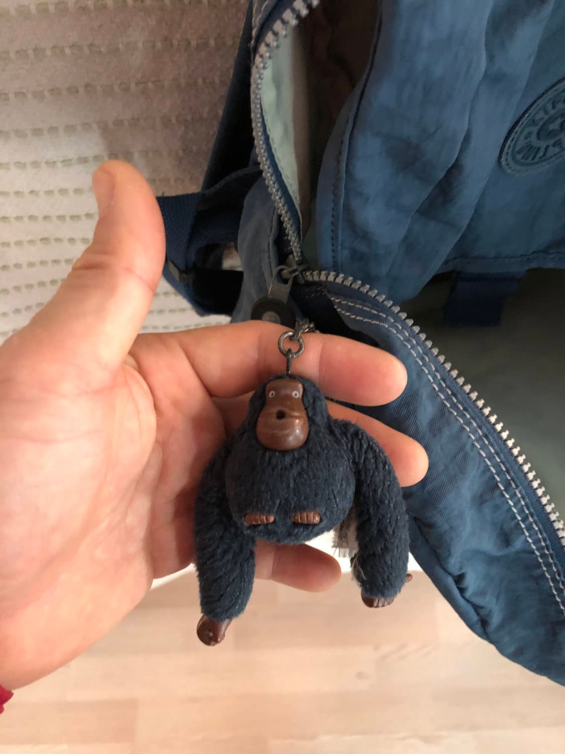 키플링 Y2K 스몰 나일론 블루 백팩 상품이미지4