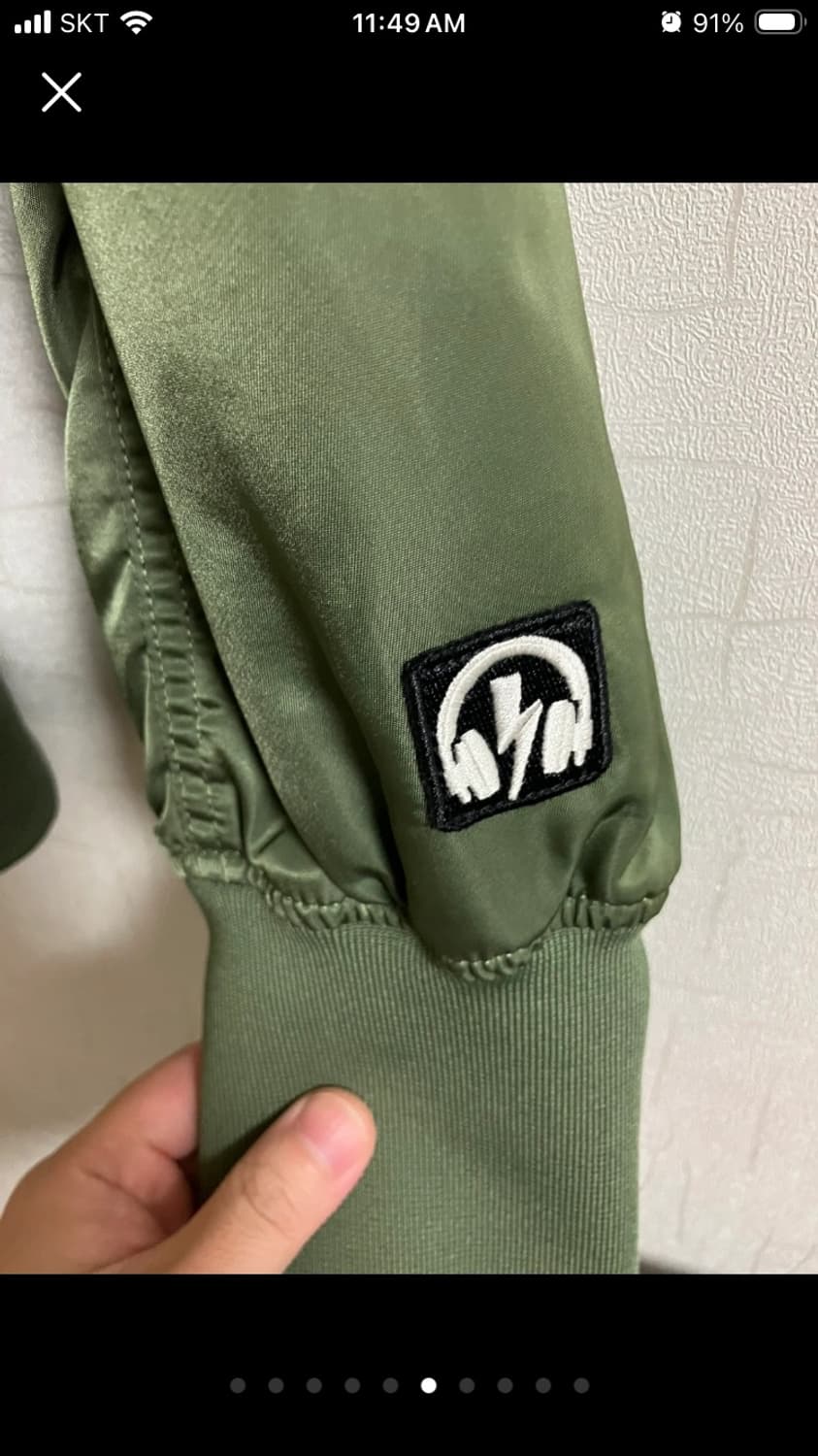 [새상품급] 닐바렛 x 알파인더스트리 양면 ma1자켓 S 사이즈 상품이미지6