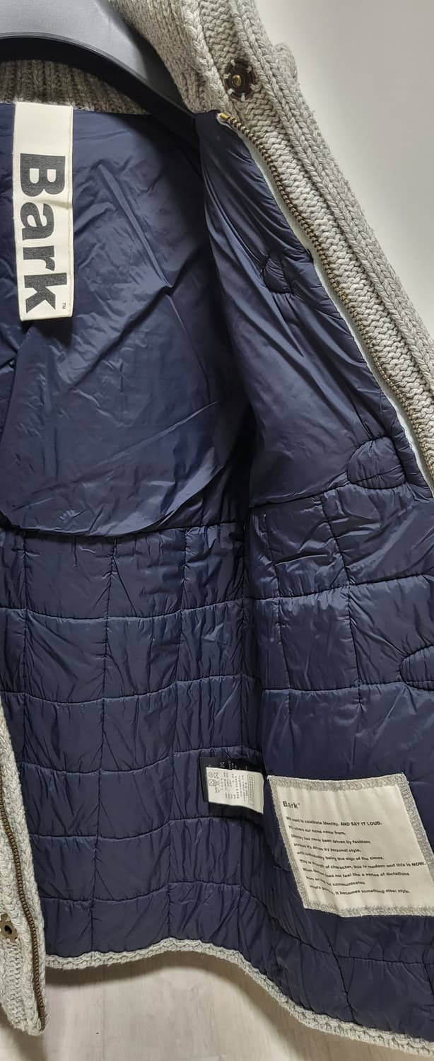 Bark 니트 더플 코트 상품이미지8