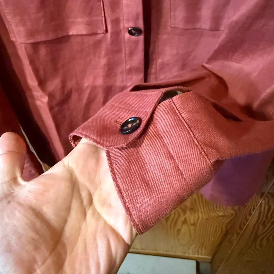 제냐 23 S/S 오아시 리노 브릭 셔츠 자켓  상품이미지8