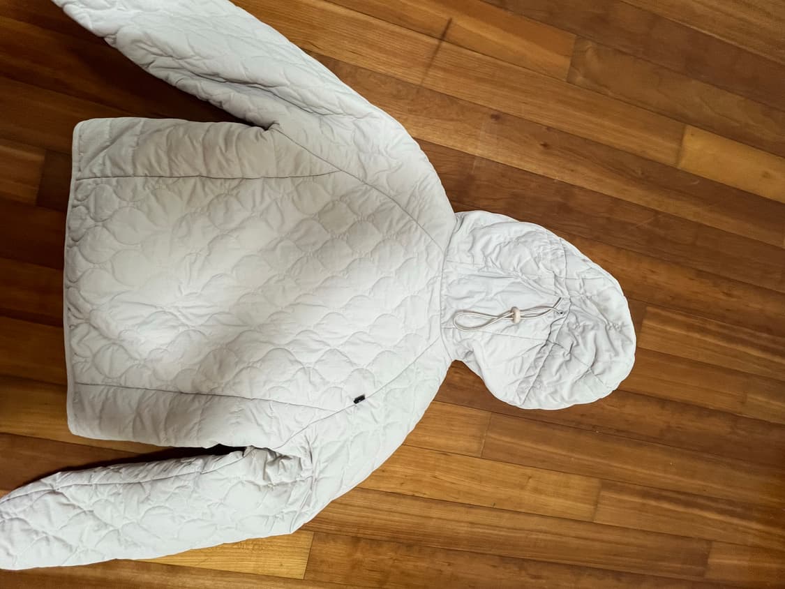 미스치프 퀼티드 후디드 자켓 아이보리 S 상품이미지7