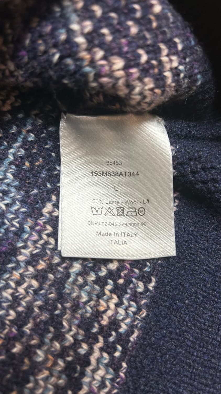 [새상품급,L] 디올 오블리크 자카드 니트 스웨터 상품이미지4