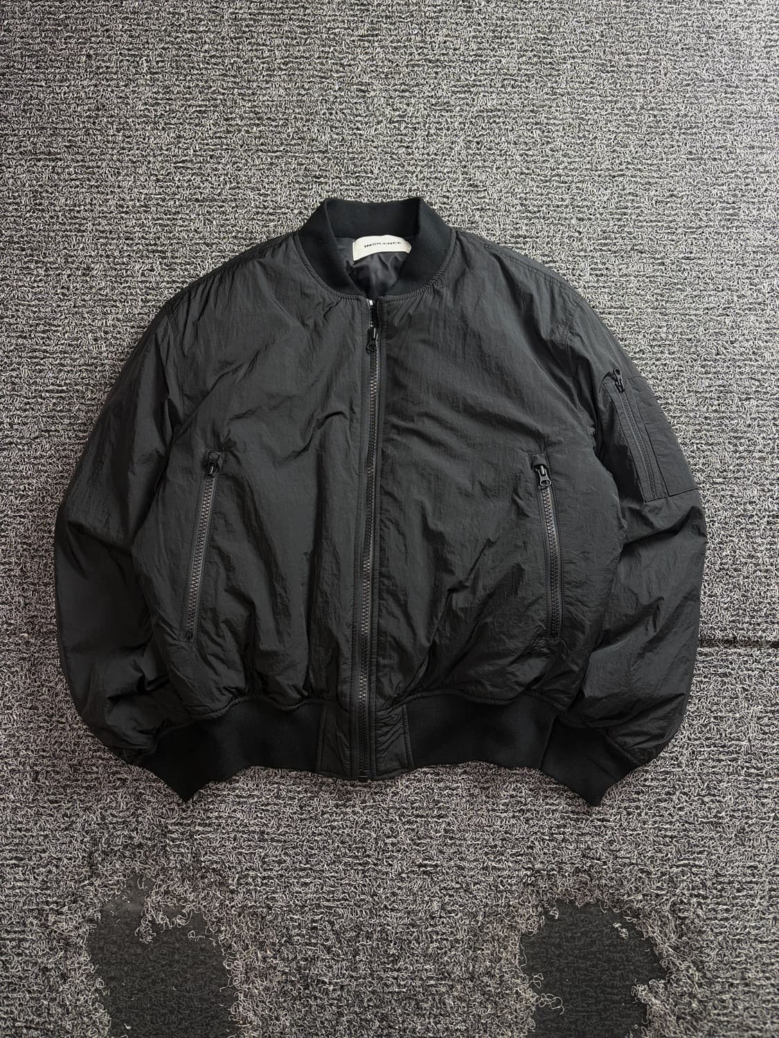 인사일런스 MA-1 항공 플라이트 점퍼 블랙 4117 상품이미지2