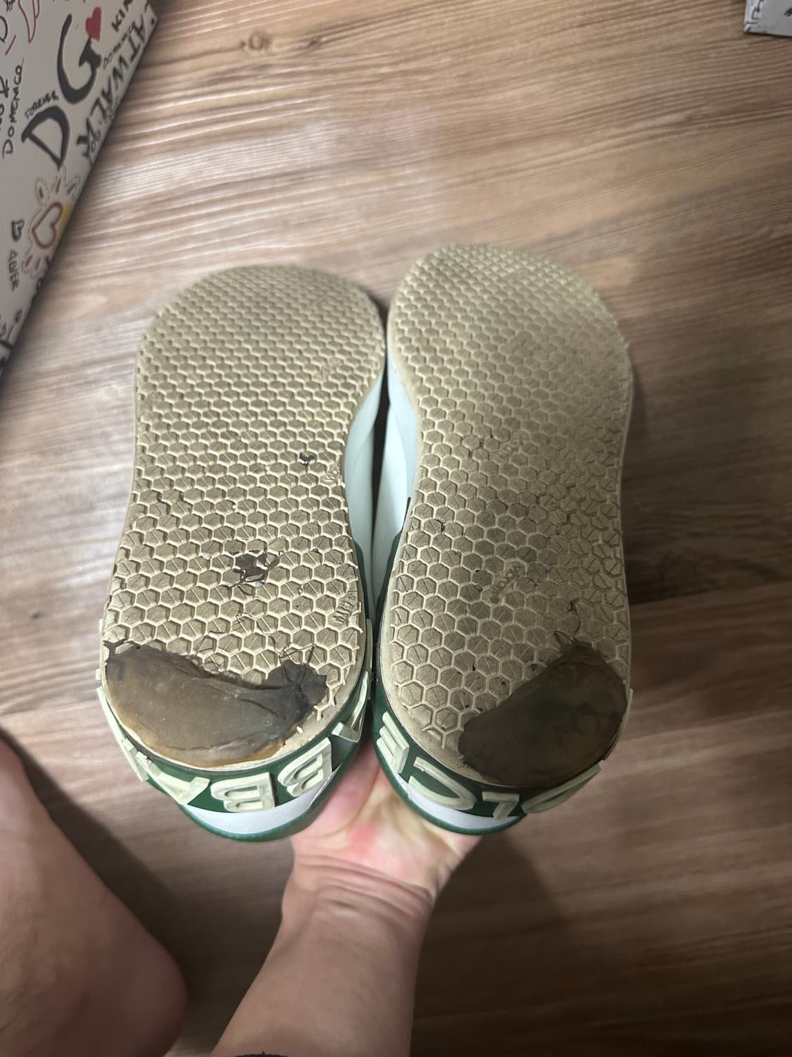 돌체앤가바나 포르토피노 스니커즈 41 그린 상품이미지1