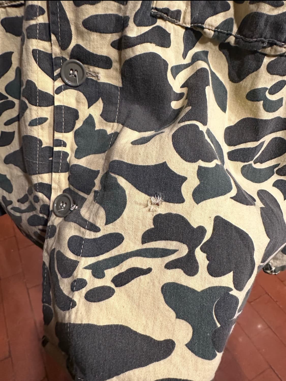 빈티지 카모셔츠 상품이미지4