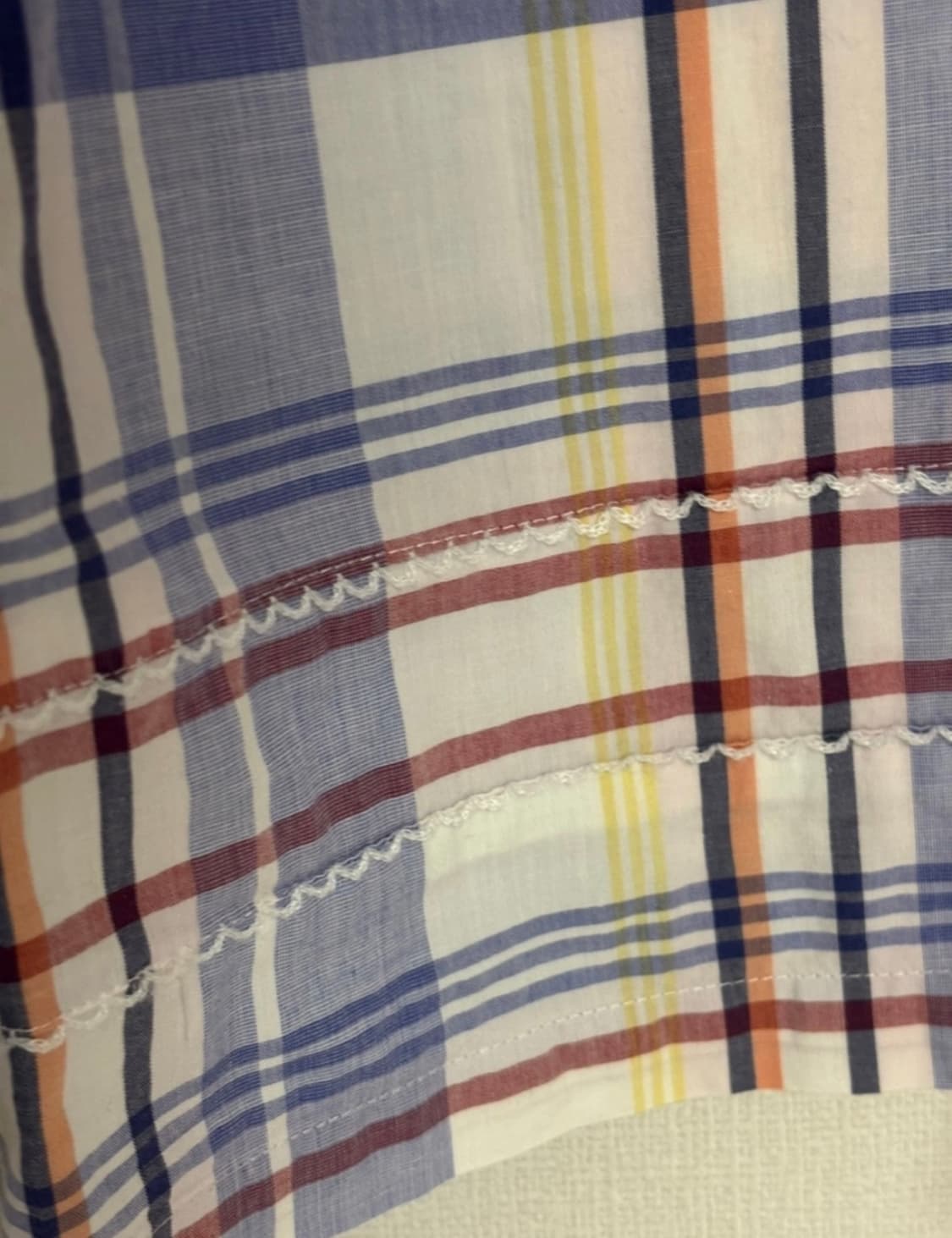 빈티지 체크 블라우스 상품이미지2