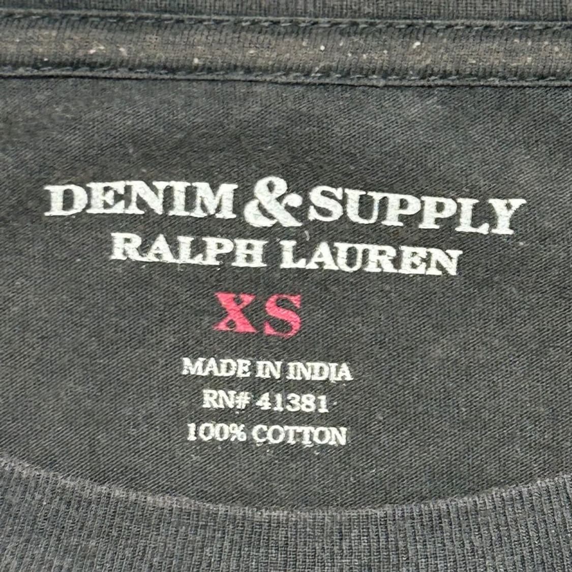데님앤서프라이 랄프로렌 빈티지 반팔 티셔츠 XS 상품이미지5