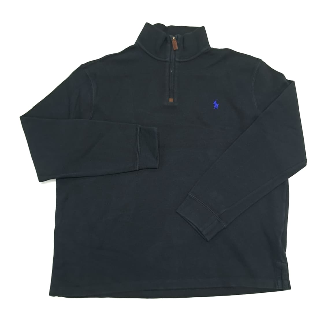 CN840 XL 폴로 랄프로렌 블랙 하프집업 긴팔 니트 스웨터 상품이미지2