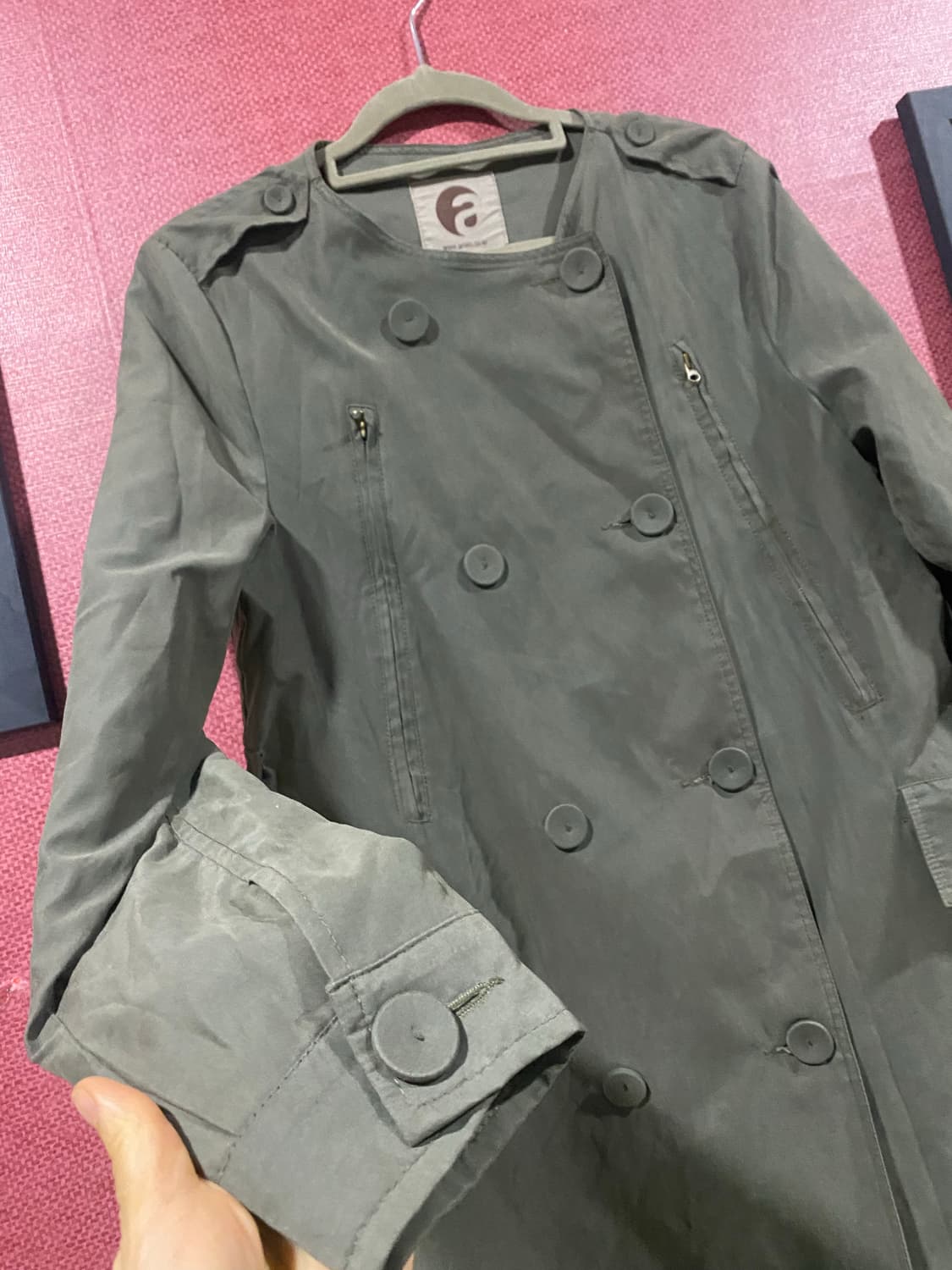 Anais 카키색 트렌치 코트55 상품이미지4