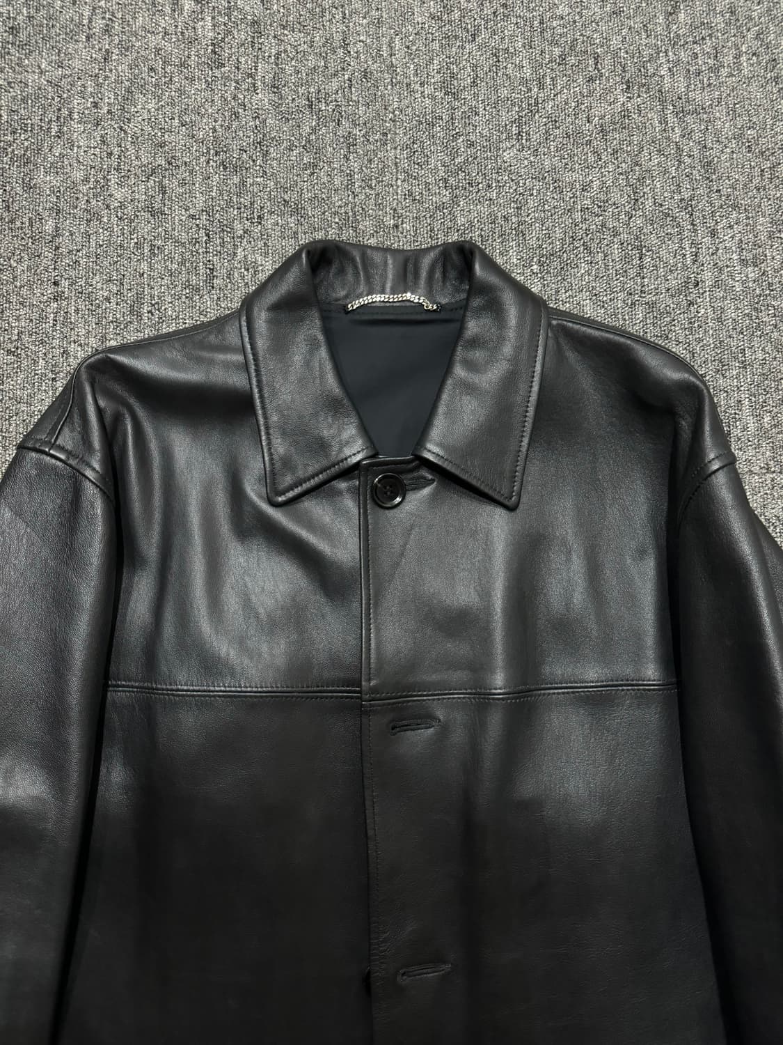 22SS 와코마리아 레더 카코트L 쉽스킨 SHEEP SKIN LEATHR 상품이미지5