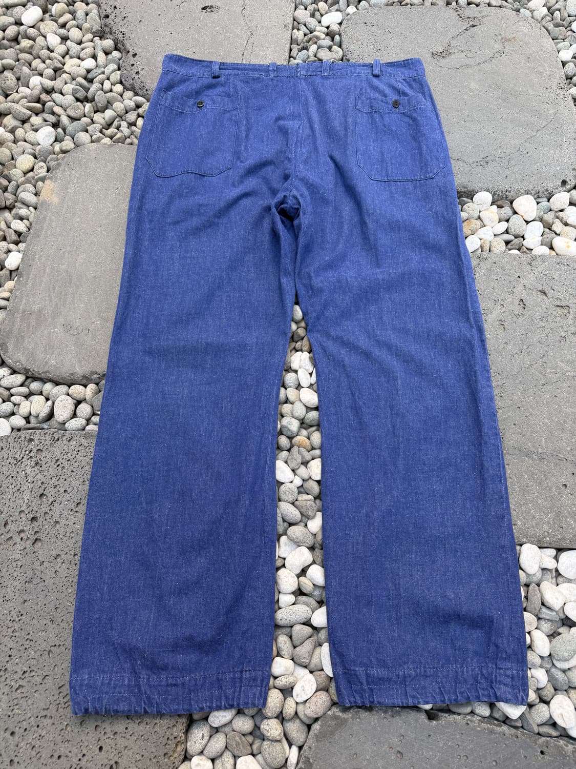1970s FRENCH WORK DENIM WIDE 데님 프렌치워크팬츠 상품이미지2