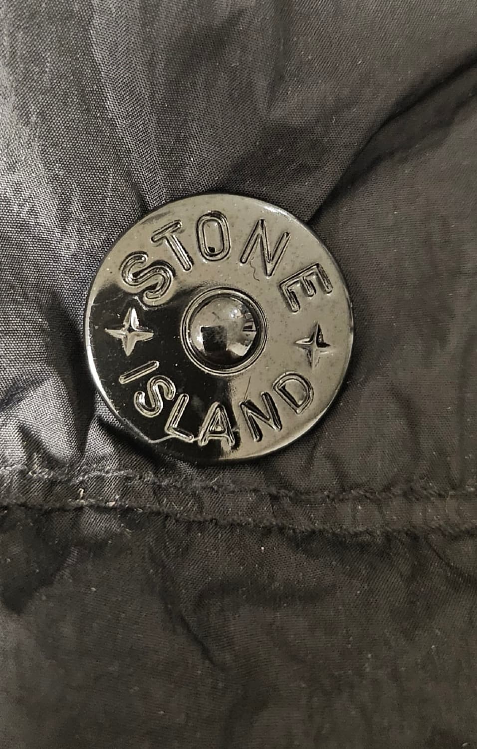 스톤아일랜드 24FW 가먼트다이 클링클랩스 롱패딩 L 블랙 상품이미지7