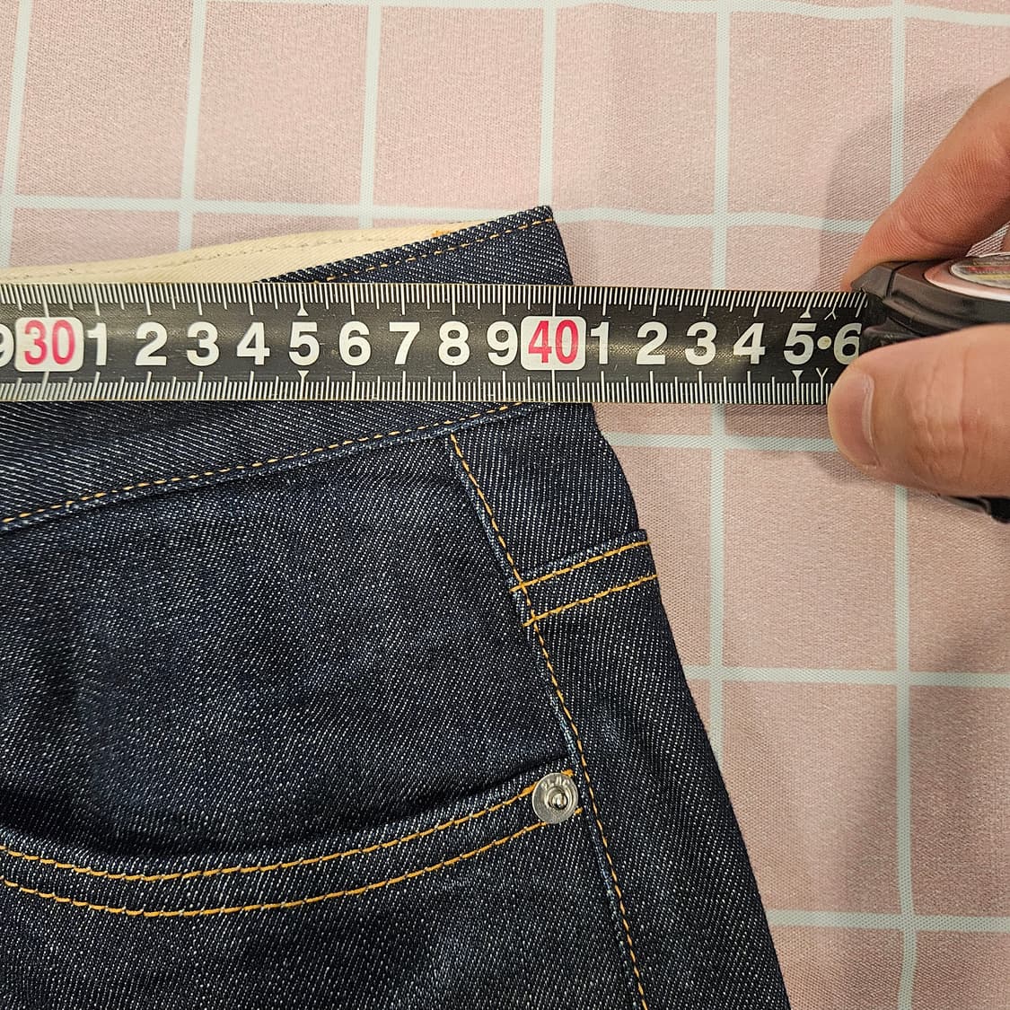 PLAC 블랙 데님 일자핏 청바지 M 31 상품이미지5