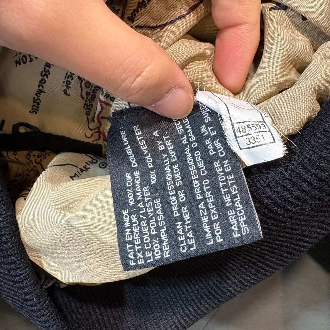 [L] VINTAGE 빈티지 A-2 가죽 자켓 상품이미지7